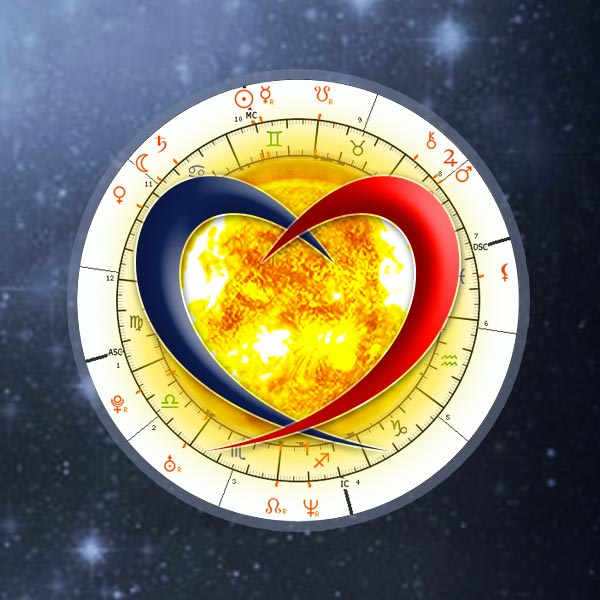 Star sign love chart